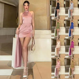 Y2K Latest Design 2023 Spring and Autumn Bodycon Pencil Dress for Ladies Office Dresses Women Formal Work Career Dresses