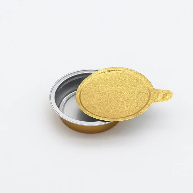 product y035b canton fair supplier disposable tea cup mini 35ml round aluminum foil containers with sealing lids for food  baking-3