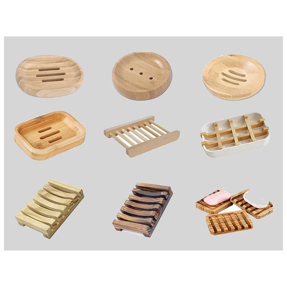 Wholesale Custom Printed Double Layers Nature Leaf Bamboo Olive Wood