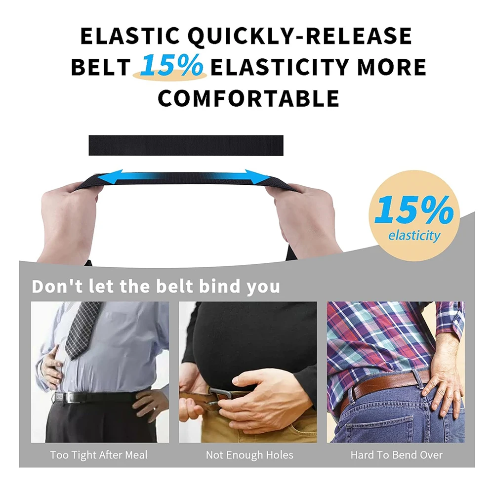 Lightweight Men High-quality Durable Tactical Belt Adjustable Wear-resistant Nylon Web Belt