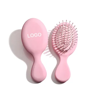 Custom Children's Travel Tangle Brush Mini Hair Brush Candy color small wet hair brush