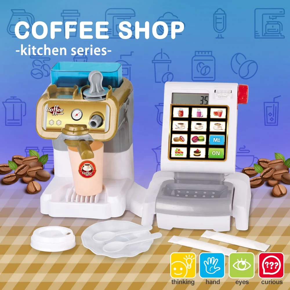 Macchina del Caffe Giocattolo per Bambini Macchinetta da Caffè per Bambini con E