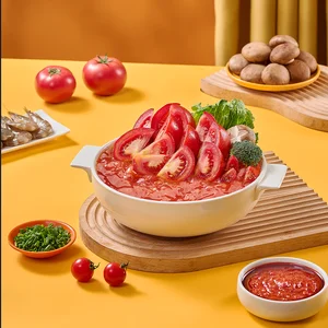 China Tomato Flavor Hotpot Seasoning Greater Than 30% Tomato Paste Sauce Bag Condiment for Hot Pot