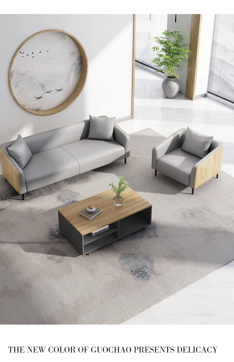 High Quality Durable Fashion Specifications Modern Office Sofa Set  