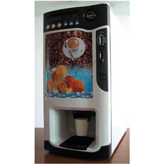 Commercial Fully automatic Coffee Machine Instant Coffee Vending Machine  Coins