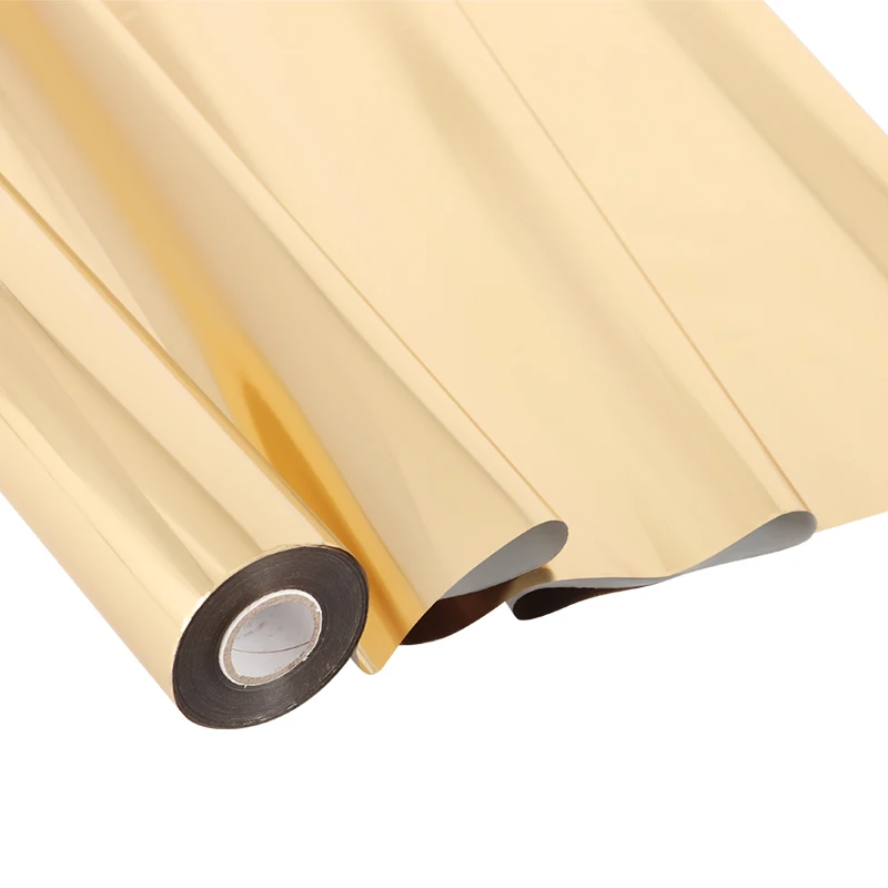 HDFOIL Generic PET Material Hologram Cold Stamping Foil 110-125C Stamping Temperature for Fabrics Leather Paper Plastic Rolls