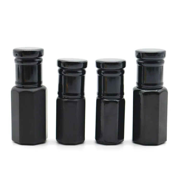 3ml 6ml 12ml Empty Attar Arabian Oud Oil Perfume Glass Bottles Essential Oil Bottles