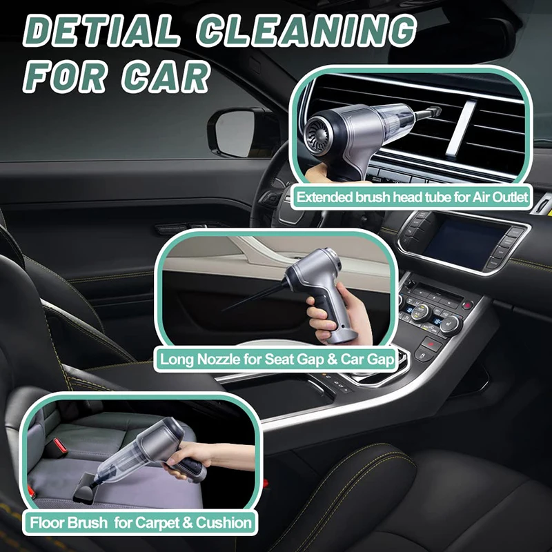 Powerful Car Vacuum Cleaner Wireless Blowing Suction One High Power Vehicle Laptop Multifunction Portable Vacuum Cleaner for Car