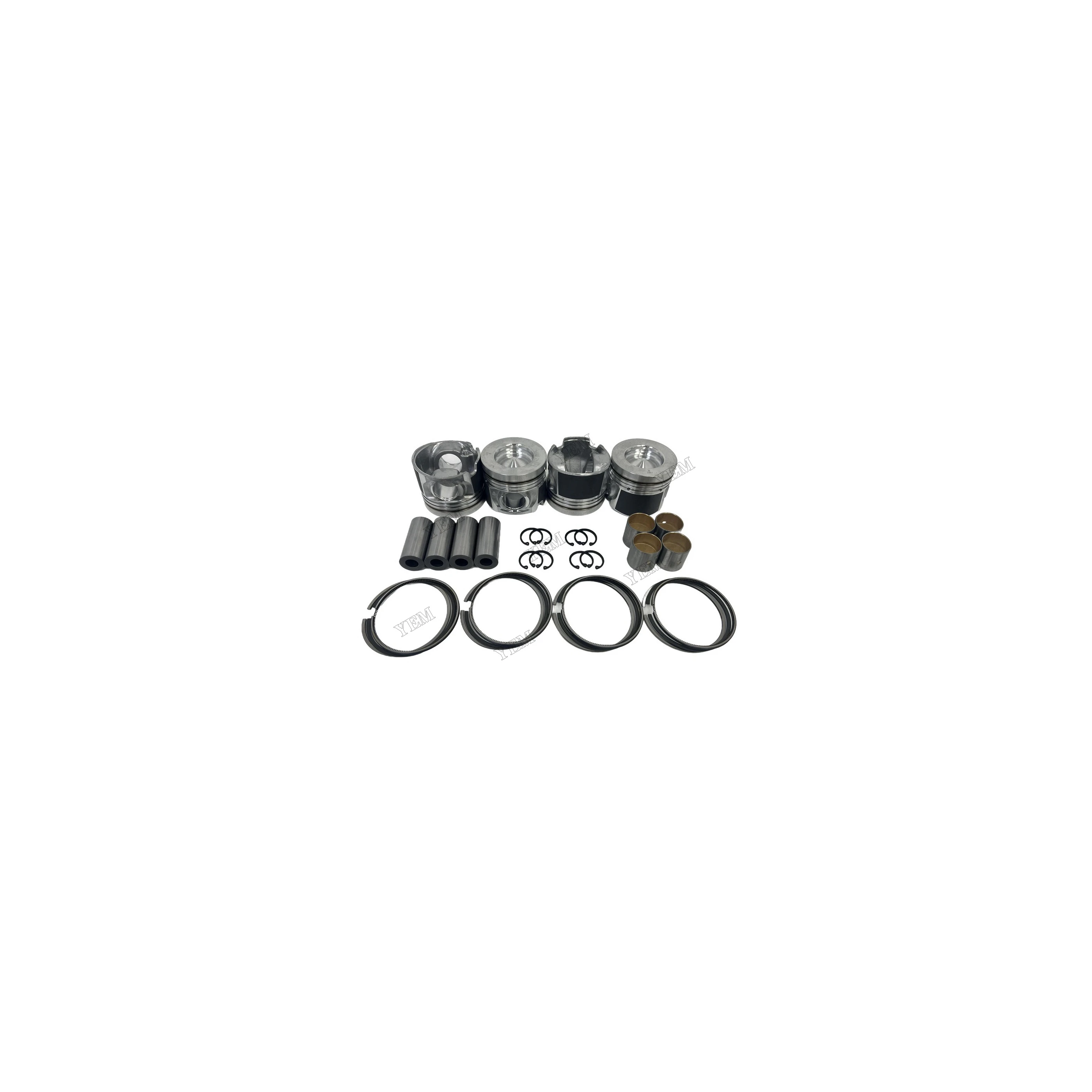 Cylinder Pistons With Rings Compatible for Isuzu 4JJ1 High Performance Engine Parts