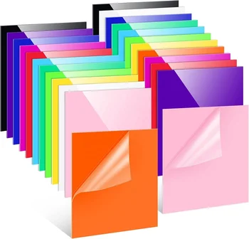 Colored acrylic sheet Opaque acrylic sheet for laser cutting 24 colors