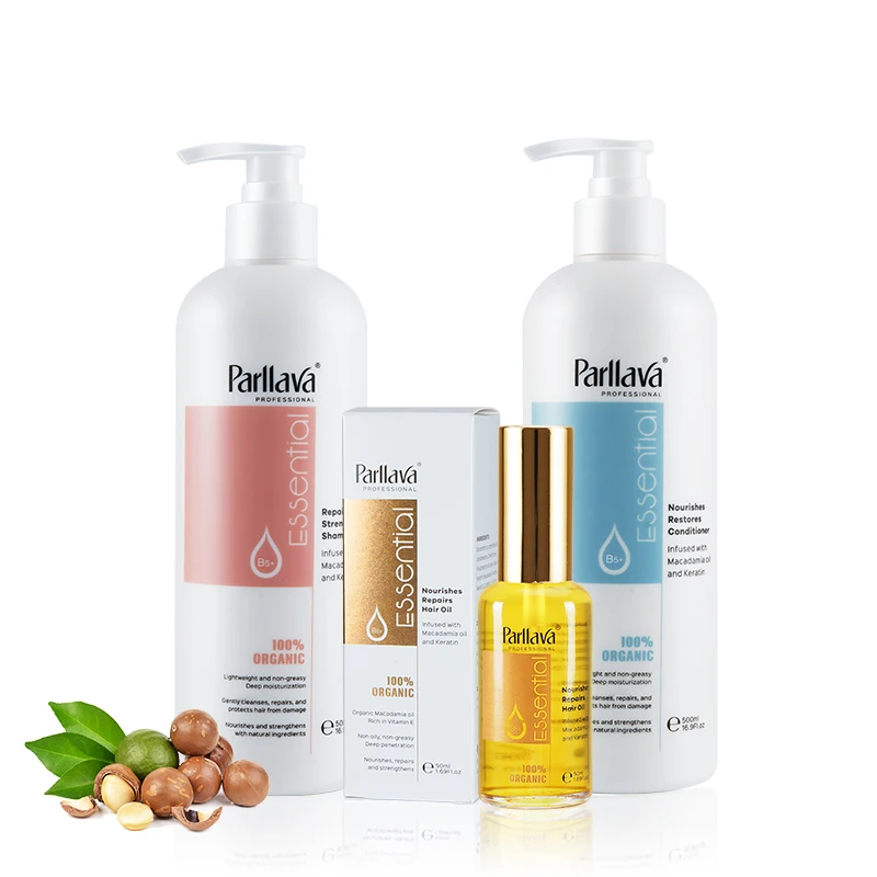 Фирменная торговая марка kooswalla новейшие продукты органическое и натуральное аргановое масло для роста волос шампунь и Кондиционер макадамии