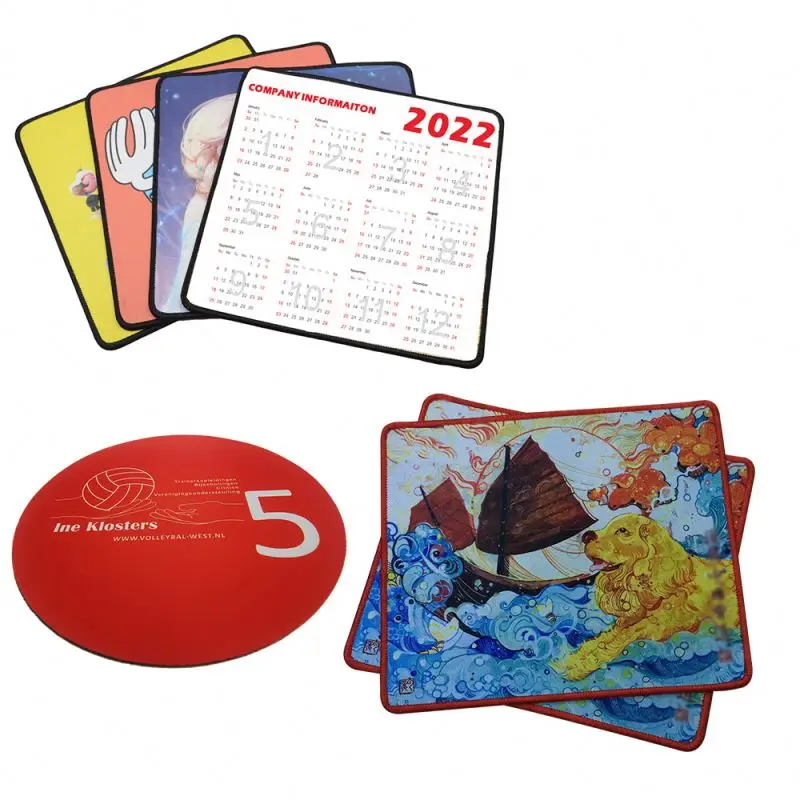 2025 Custom Personalized Logo Printed Custom Sublimation Gaming Mouse Pads For Computer