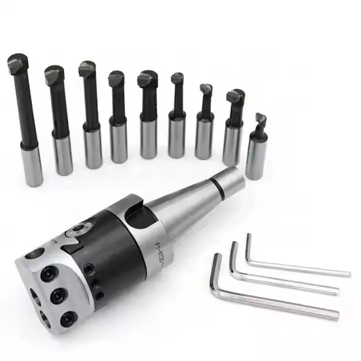 Tebak F1 Boring Head Machine Tools Adjustable 50mm 75mm 100mm 2 Inch 3inch 4inch NTMTR8C20 Rough Boring Head 1 Set Boring Head