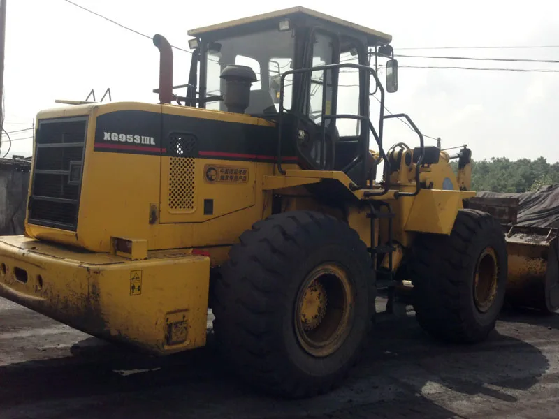 XGMA 5 Ton Small Front Wheel Loader XG955N for Sale with Core Motor Engine Bearing Pump Gearbox & PLC Components