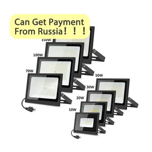 Vertak Custom 10W 50W 100W 200W IP65 Led High Power Led Flood Light for Outdoor Stadium Gym Lamp Fixture Led Light Flood Light