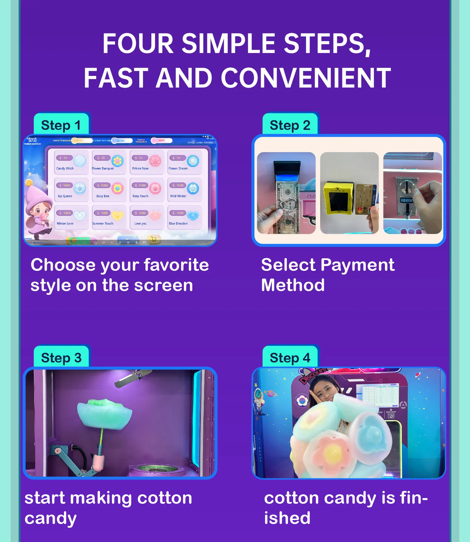 Cotton Candy Machine Details Picture 04 image