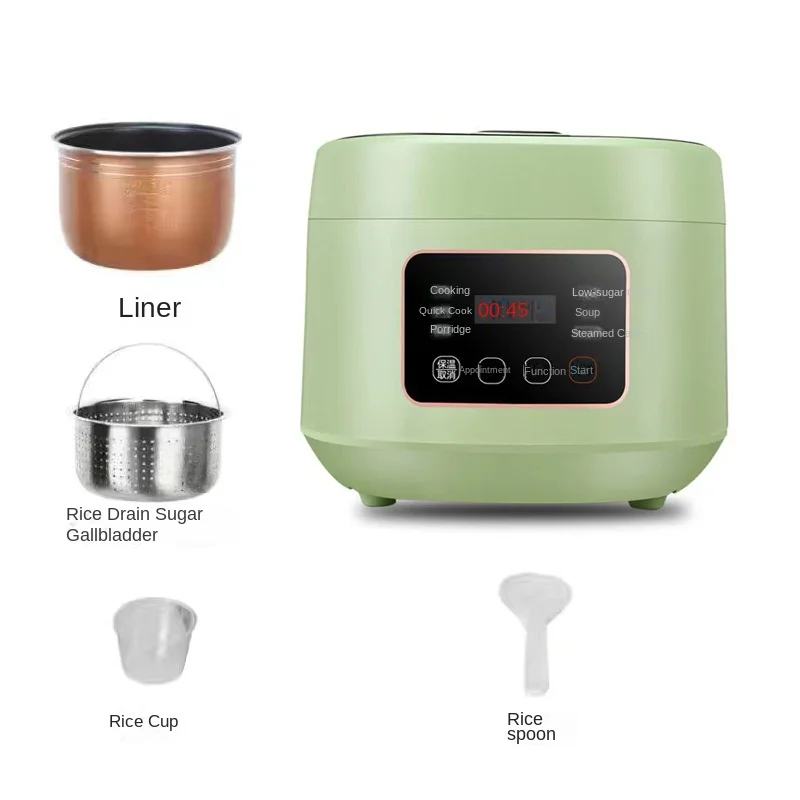 New Design Samsung Delux Persian 1Liter Low Sugar Rice Cooker Diabetes Kapok Silver Crest Electric Rice Coker Cooker