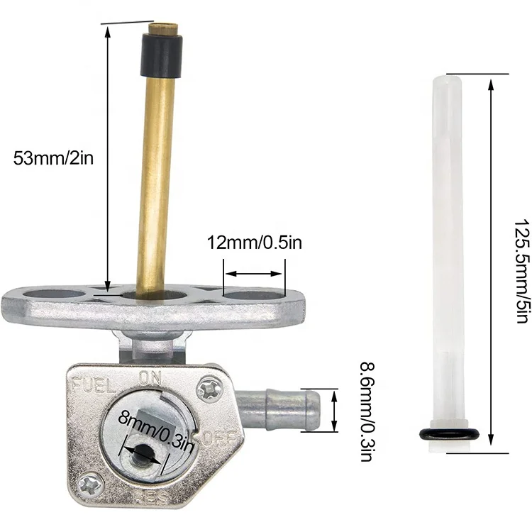 2024 Petcock Fuel Tank Switch Valve Oil Switch For Trx250 350 650