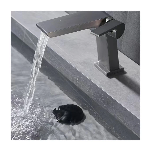 Modern piano faucet brass basin faucet water tap washbasin cold and hot mixer water tap for bathroom