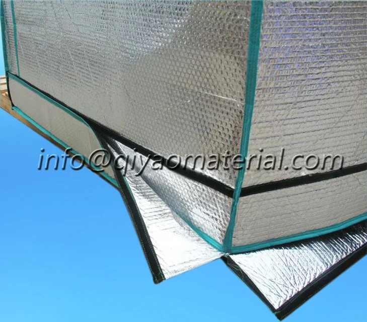 Waterproof Heavy-Duty Pallet Cover with Zipper Resistant Cold Chain Transporation for Large Pallets Cargo Turnover Thermal Cover