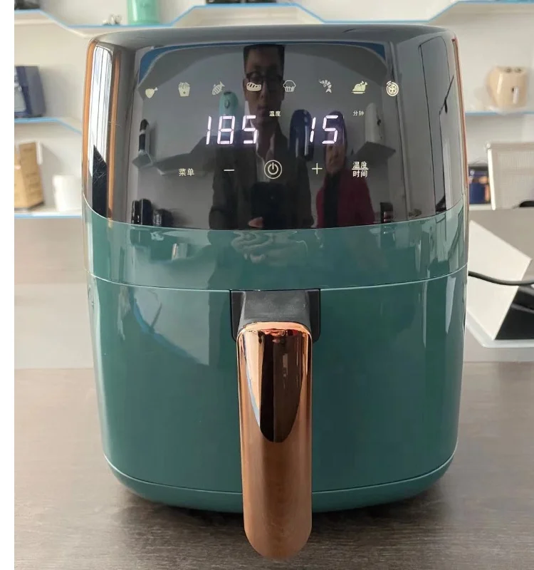 2021 new high quality 5.0-8.0L compact air fryer oil free deep fryer