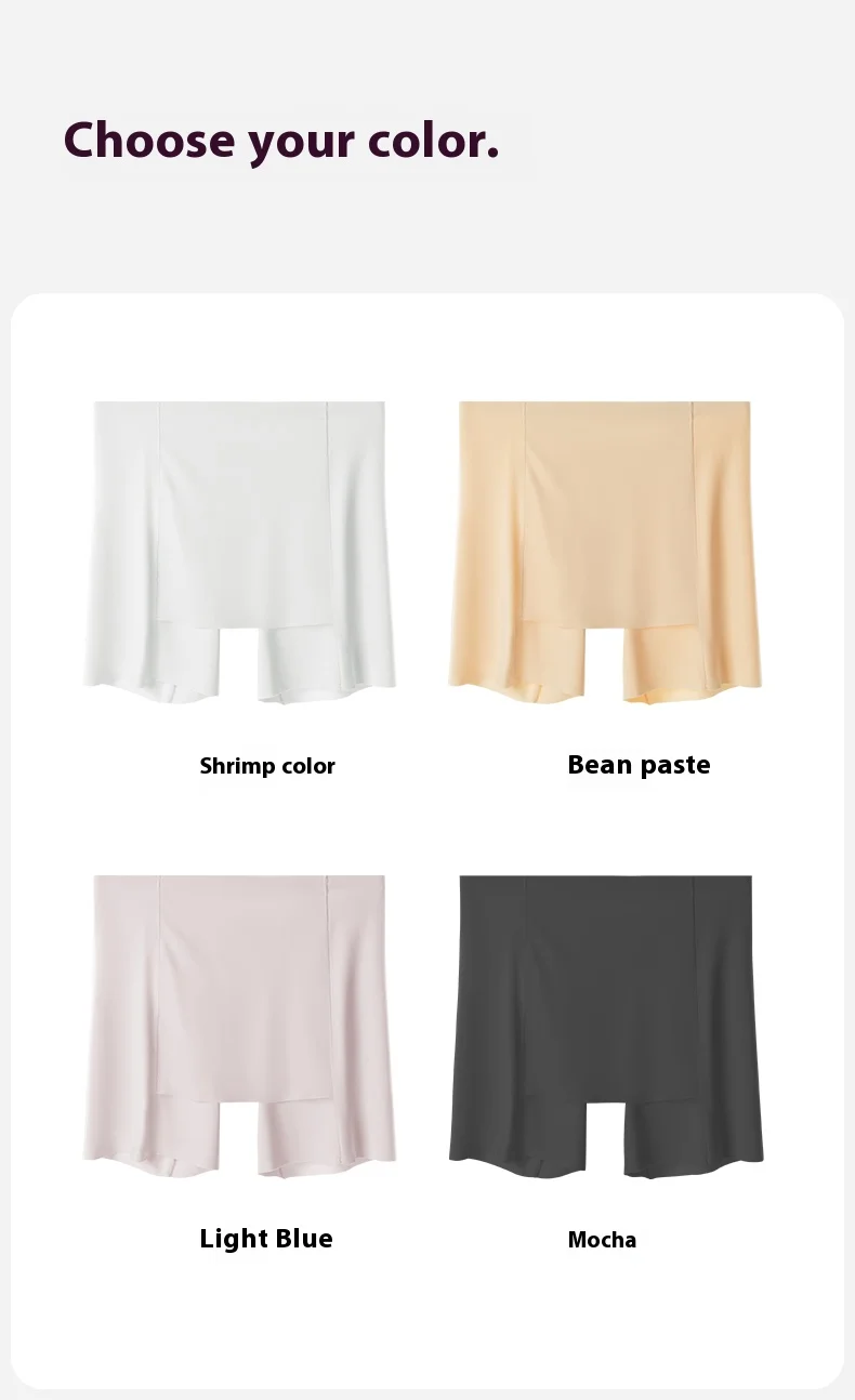 Wholesales New Arrival Invisible Sport Shorts Women Anti-Slip Nylon Underwear Seamless Breathable Anti-Peeping