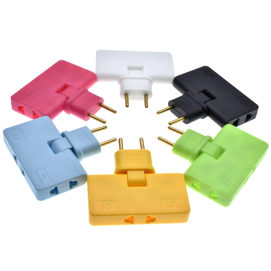 1500w Eu Converter One In Three 180 Degree Extension Plug Multi Plug