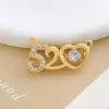 Xl404 lingdong 520 pendente-colore oro