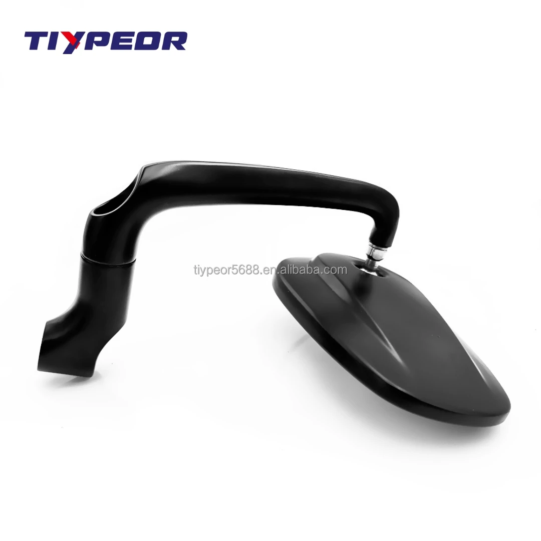 product tiypeor universal motorcycle chrome aluminum side mirror for motorcycles new design multi angle adjustable large area view-9