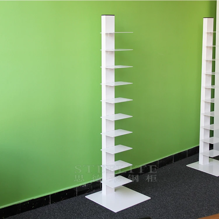 Modern Display Bookshelf and Storage Tower Tall Book Tower Spine Book Tower Vertical West Elm Spine Bookcase