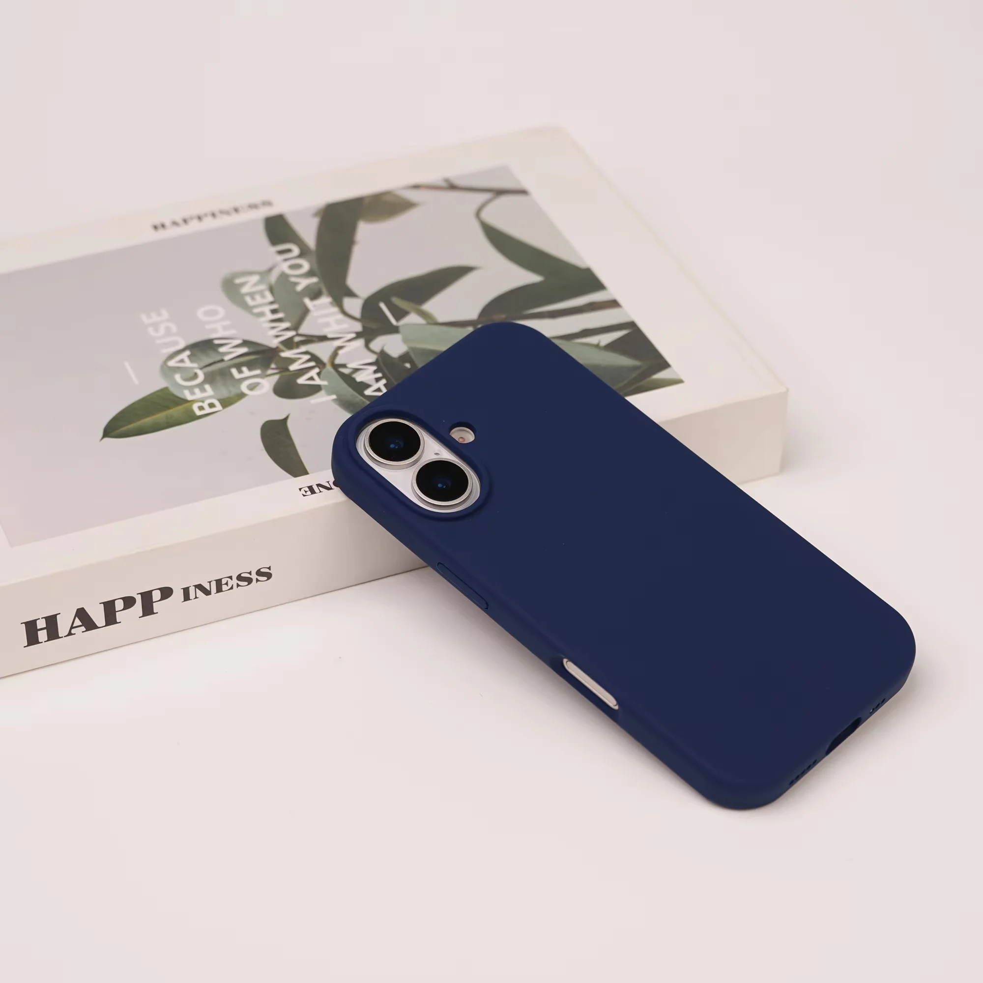 product customizable new soft magnetic liquid silicone mobile phone case for iphone 17 16 pro max stylish custom colorful spot design-2
