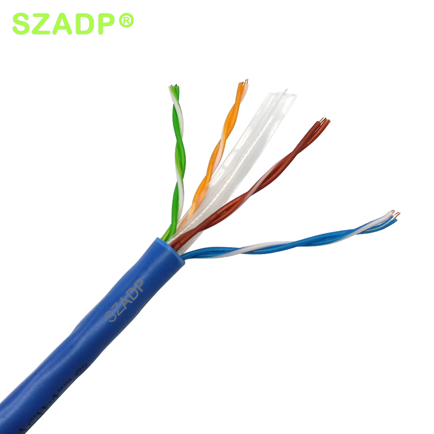 FTP/UTP Cat6 Cat6a  Lan Cable For Network Patch Cord ADP Lan Cable  Szadp Good Quality Pass Test 1GB