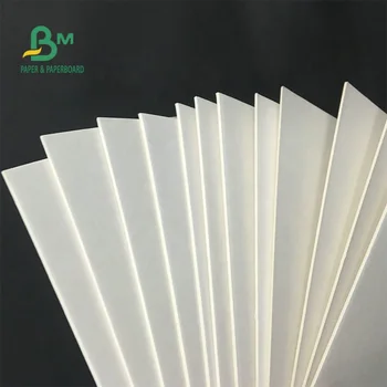 0.6mm 0.8mm 1.2mm White Ivory Uncoated Coaster Board Paper Moisture Absorbing