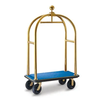 Luxury Hotel Luggage Bell Cart Ornament 5