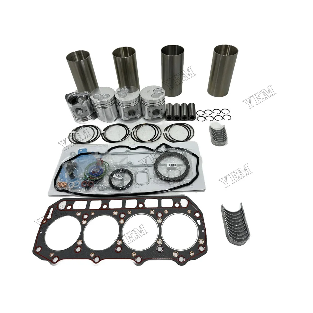 For Yanmar 4TNE94 Overhaul Repair Kit Repair Part Gasket Piston Set Universal Engine Parts