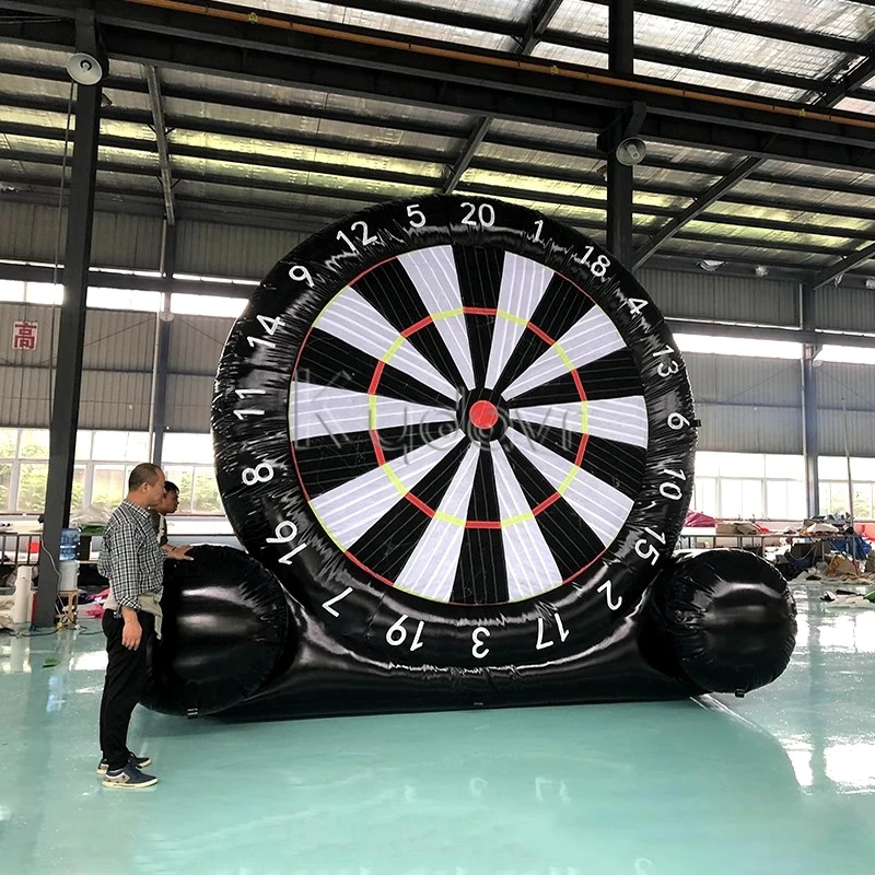 Outdoor Carnival Inflatable Giant Soccer Dart Board Target Game Human