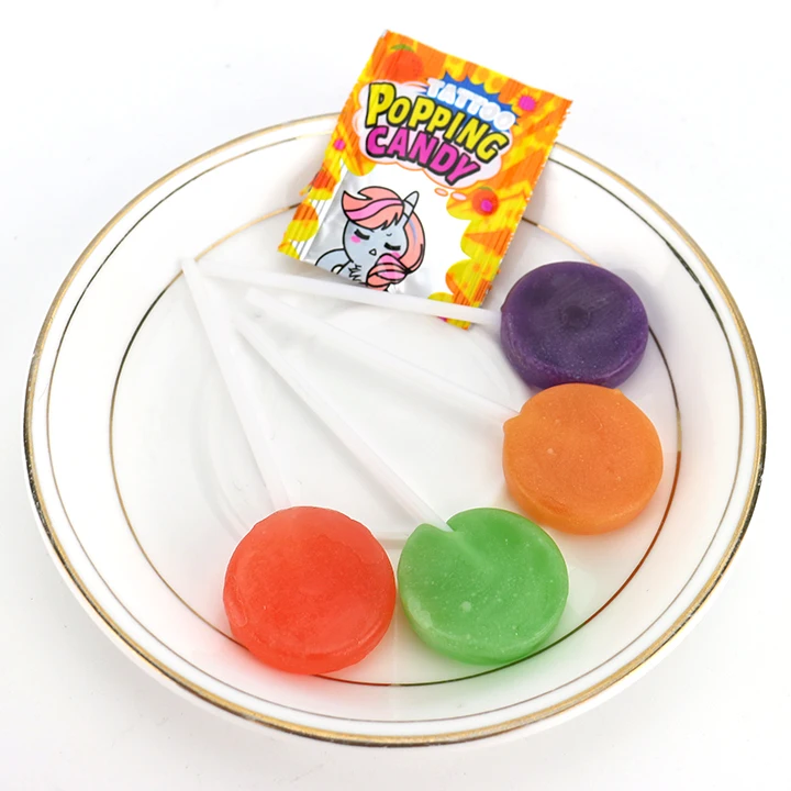 round flat lollipop