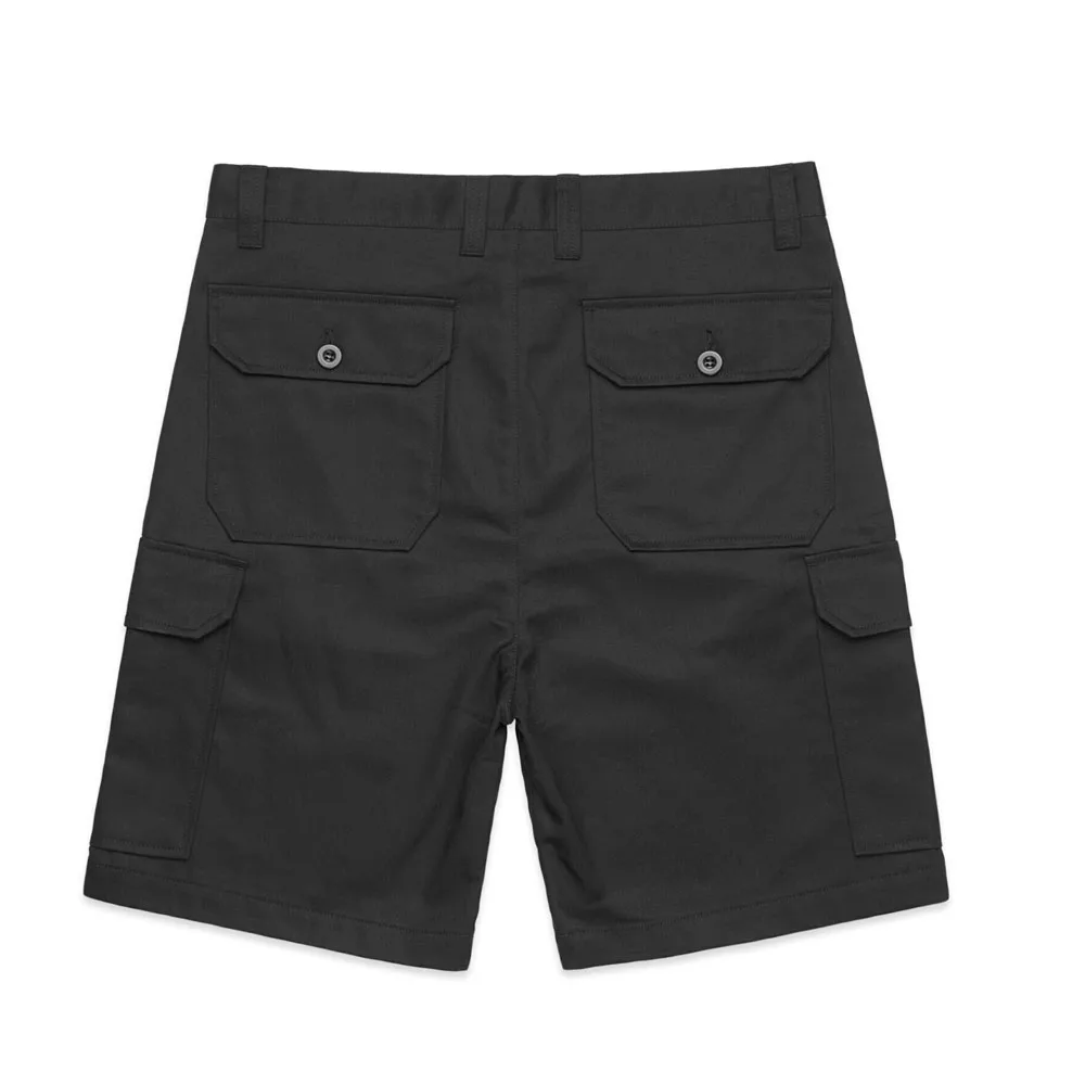2022 Custom Logo Cargo Shorts Summer Men's Elastic Waist Shorts Cotton