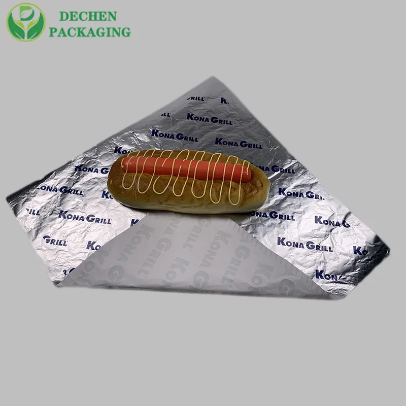 Hamburger Aluminium Foil Pack Aluminium Foil sandwich