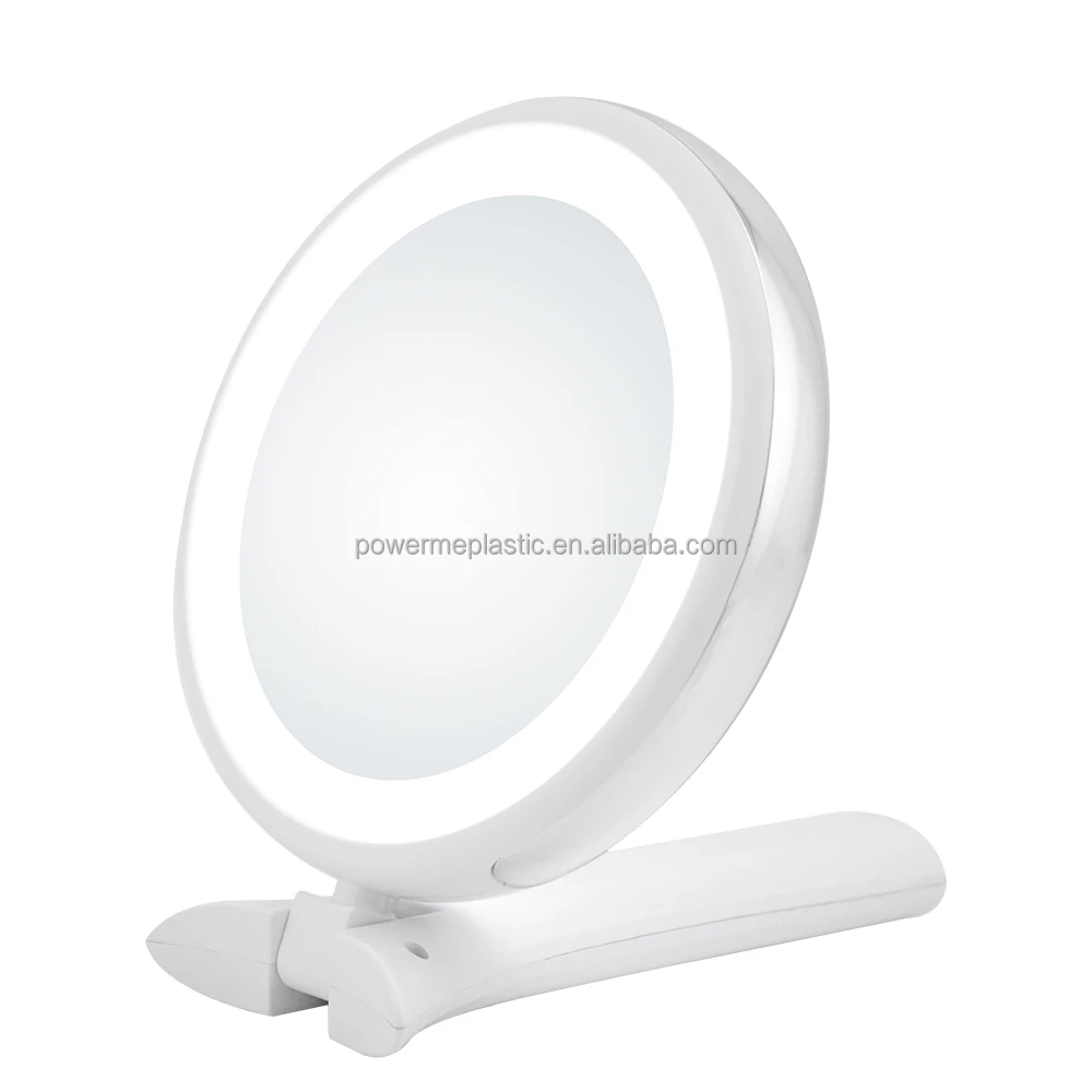 travel magnifying lighted makeup mirror