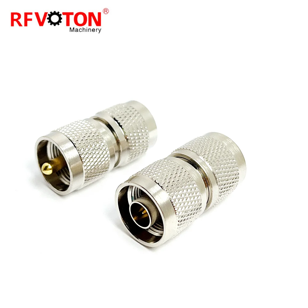 Factory Supply Adaptor N Male Plug to UHF PL259 Male Plug Macho Rf Coax Coaxial Adapter Rohs in Stock