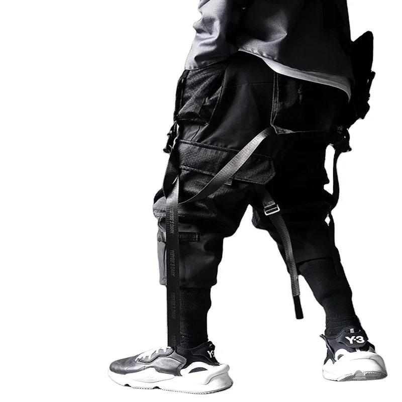 XYXIONGMAO Multi Pocket Cargo Broek Voor Mannen Japanse High Street