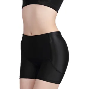 Women's Plus Size Postpartum Butt Lift Shapewear Shorts Firm Control Seamless BBL Panty Thickened Hip Pads Woven Control Panties