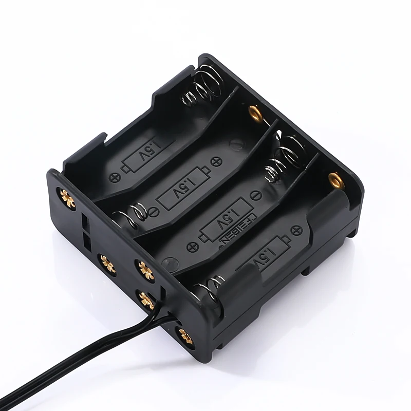 8aa Battery Holder Back-to-back With 5.5x2.1 Plug - Buy 8aa,back-to 