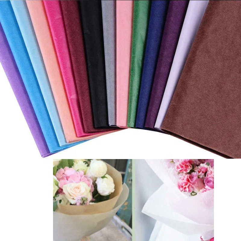 Luxury Flower Korean Wrapping Paper Waterproof Floral Wrapping Paper
