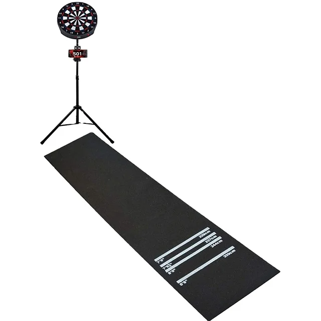 Dart Mat With Throw/toe Lines Ruber Backing Soundproof Flooring