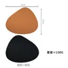 Brown and black placemats