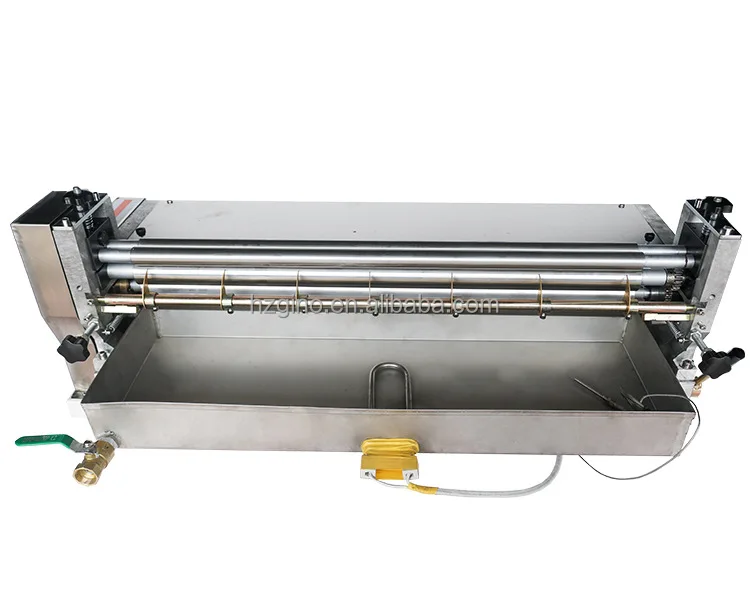 JS-700B Hot Melt Glue Machine Paper Gluing Machine Pasting Gluing Machine With Hot and Cold Glue Paper