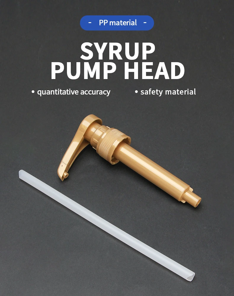 Dispenser Syrup Pump Black Liquid Dispenser For Syrup Juice Bottle