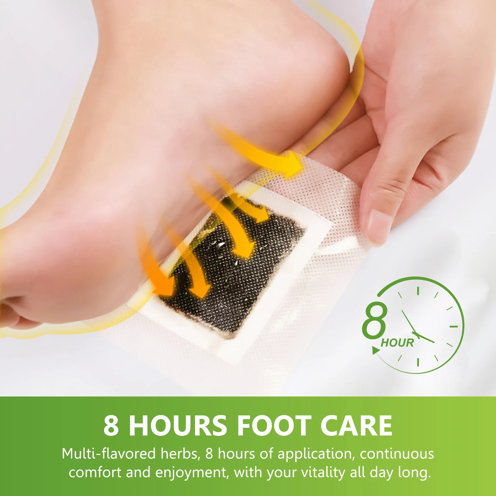 Natural Detox Foot Care Patches - Deep Cleansing Herbal Bamboo & Ginger ...